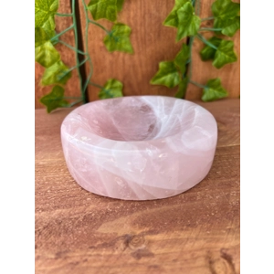 1.83 Lb Large Rose Quartz Dish 4.6 Inch Polished Rose Quartz Charging Plate. You get this piece!