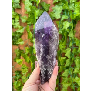 9.85 oz. Bahia Amethyst Crystal Point. Amethyst Quartz Point. You get this piece!