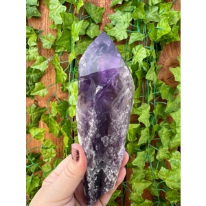 9.85 oz. Bahia Amethyst Crystal Point. Amethyst Quartz Point. You get this piece!