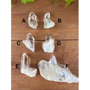 Clear Arkansas Quartz Crystal Cluster - Choose Your Piece!