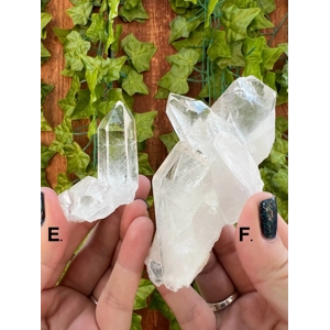 Clear Arkansas Quartz Crystal Cluster - Choose Your Piece!
