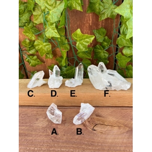 Clear Arkansas Quartz Crystal Cluster - Choose Your Piece!