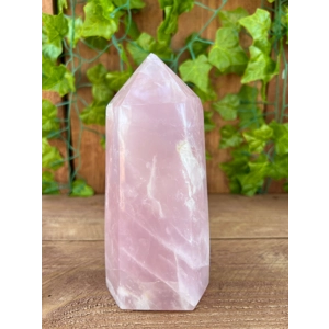 2.2 Lb Large Rose Quartz Obelisk. 6.25 Inch Polished Rose Quartz Crystal Point. Rose Quartz Generato