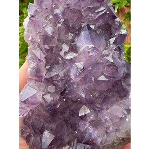2.8 Lb. Purple Amethyst Crystal Cluster with Metal Display Stand. You get this piece!