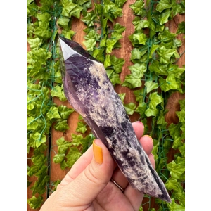 9.92 oz. Bahia Amethyst Crystal Point. Amethyst Quartz Point. You get this piece!