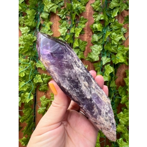 9.92 oz. Bahia Amethyst Crystal Point. Amethyst Quartz Point. You get this piece!