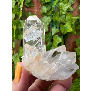 2.14 oz. Arkansas Clear Quartz Crystal Points Cluster. AR14. You get this piece!