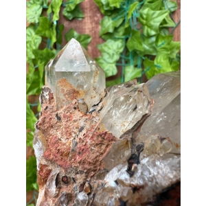 11.97 oz. Natural Citrine Quartz Cathedral from the Congo. Kundalini Smoky Citrine. You get this pie