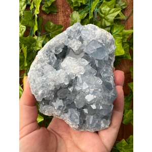 1.72 lb Raw Celestite Crystal Cluster. Blue Celestite Geode. You get this piece!
