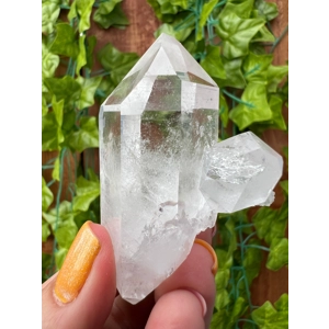 2.35 oz Arkansas Clear Quartz Crystal Points Cluster. AR21. You get this piece!
