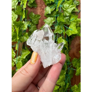 1.91 oz Arkansas Clear Quartz Crystal Points Cluster. AR16. You get this piece!