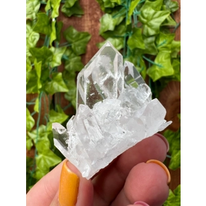 1.91 oz Arkansas Clear Quartz Crystal Points Cluster. AR16. You get this piece!