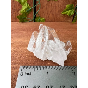 1.91 oz Arkansas Clear Quartz Crystal Points Cluster. AR16. You get this piece!