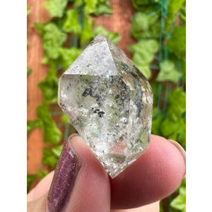 0.33 oz. Herkimer Diamond Quartz Crystal from Turtle Clan Ridge in Fonda NY. 9.3 grams. H24. You get