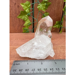 9.81 oz Arkansas Quartz Crystal Point Cluster. Natural Water Clear Quartz Points from Arkansas. You