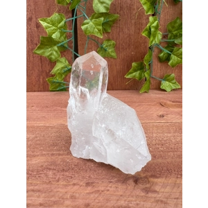 9.81 oz Arkansas Quartz Crystal Point Cluster. Natural Water Clear Quartz Points from Arkansas. You