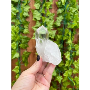 9.81 oz Arkansas Quartz Crystal Point Cluster. Natural Water Clear Quartz Points from Arkansas. You