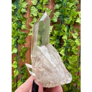 3.91 oz. Super Clear Quartz Points Crystal Cluster. Natural Quartz Point from Brazil. You get this p