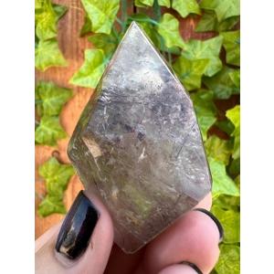 1.76 oz Clear Smoky Quartz Crystal Freeform with Copper and Gold Rutile. You get this piece!