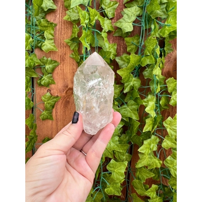 7 oz. Clear Quartz Crystal Point. Twin Quartz Points. All Natural Water Clear Quartz Point from Braz