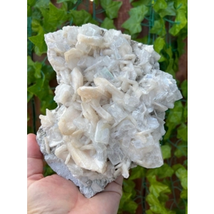 1.4 Lb Apophyllite Crystal Cluster with Stilbite from India. You get this piece!