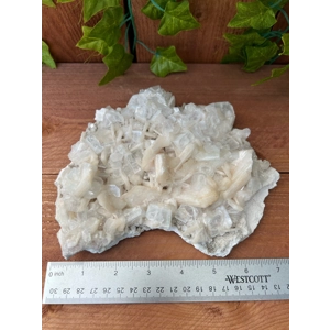 1.4 Lb Apophyllite Crystal Cluster with Stilbite from India. You get this piece!