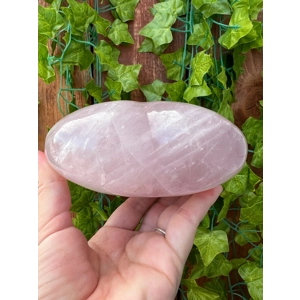 2.55 Lb. Large Rose Quartz Heart A Grade. 4.8 Inch Polished Rose Quartz Crystal Puffy Heart. You get