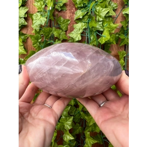 4.62 Lb Rose Quartz Heart. 5.85 Inch Polished Rose Quartz Crystal Puffy Heart. You get this piece!