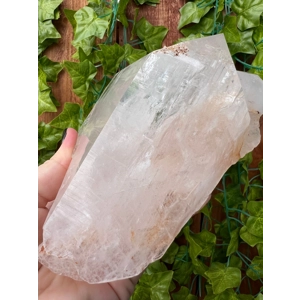 1.97 Lb Clear Quartz Crystal Point with Etching and Inclusions. You get this piece!