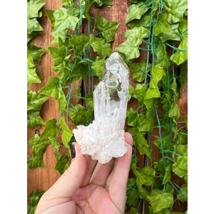 6.11 oz. Super Clear Quartz Crystal Points Cluster from Goboboseb, Nambia. You get this piece!