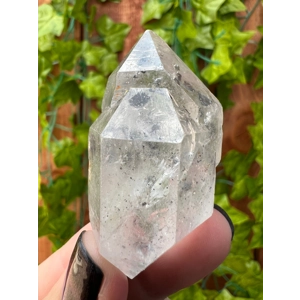 1.62 oz. Large Herkimer Diamond Quartz Crystal with MOVING Enhydro from Herkimer County NY. 46 grams