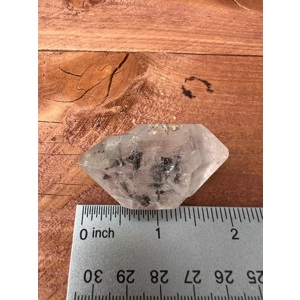 1.62 oz. Large Herkimer Diamond Quartz Crystal with MOVING Enhydro from Herkimer County NY. 46 grams