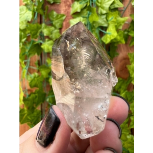 1.64 oz Large Herkimer Diamond Quartz Crystal with MOVING Enhydros from Herkimer County NY. 46.5 gra
