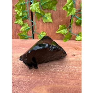11.51 oz. Large Black Obsidian Crystal. Natural Raw Obsidian. You get this piece!