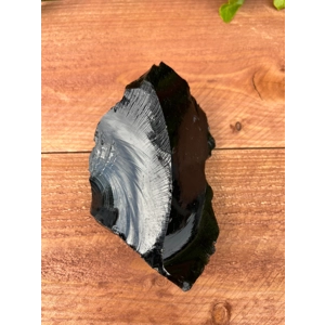 11.51 oz. Large Black Obsidian Crystal. Natural Raw Obsidian. You get this piece!