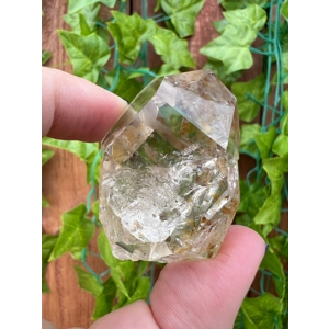 Large 1.76 oz A Grade Raw Herkimer Diamond Quartz Crystal Cluster from Herkimer County NY. Golden He