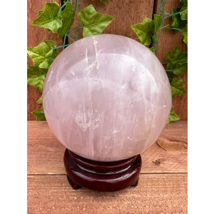 3.85 Lb Rose Quartz Crystal Sphere. 4.1 Inch Polished Rose Quartz Crystal Ball. You get this piece!