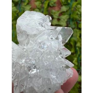 4.44 oz. AA Grade Apophyllite Clear Crystal Cluster Stalactite from Jalgaon India. You get this piec