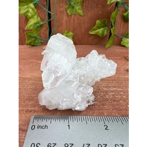 4.44 oz. AA Grade Apophyllite Clear Crystal Cluster Stalactite from Jalgaon India. You get this piec