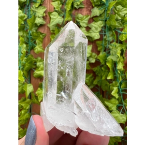 2.4 oz. Arkansas Clear Quartz Twin Crystal Points Cluster. AR23. You get this piece!