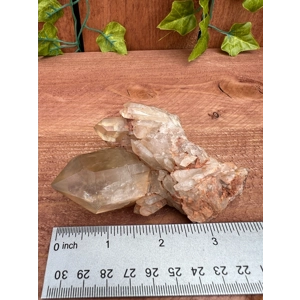 6.25 oz. Natural Citrine Quartz Cathedral from the Congo. Kundalini Smoky Citrine. You get this piec