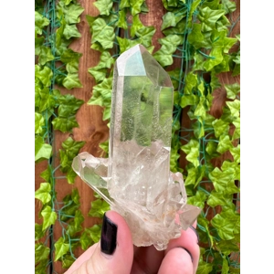 3.91 oz. Super Clear Quartz Points Crystal Cluster. Natural Quartz Point from Brazil. You get this p