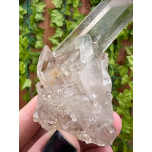 3.91 oz. Super Clear Quartz Points Crystal Cluster. Natural Quartz Point from Brazil. You get this p
