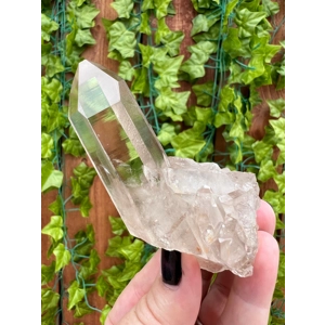 3.91 oz. Super Clear Quartz Points Crystal Cluster. Natural Quartz Point from Brazil. You get this p