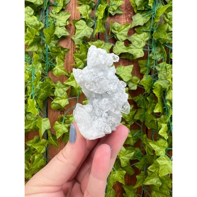 3.48 oz. AA Grade Apophyllite Crystal Cluster Stalactite from Jalgaon India. You get this piece! ZA1