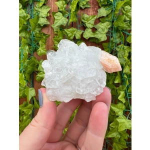 4.19 oz. AA Grade Apophyllite Crystal Cluster Stalactite from Jalgaon India. You get this piece! ZA2