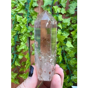 4.46 oz Clear AA Grade Polished Smoky Quartz Crystal Point from Brazil. You get this piece!