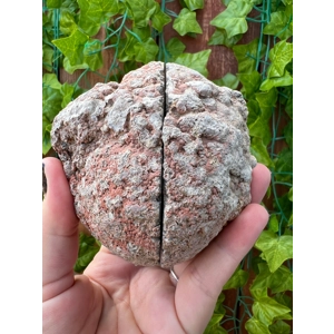 1.1 Lb Geode cut in half. Geode pair. Geode with Quartz points. You get this piece!