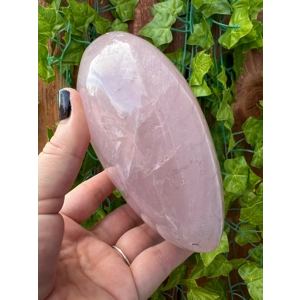2.55 Lb. Large Rose Quartz Heart A Grade. 4.8 Inch Polished Rose Quartz Crystal Puffy Heart. You get