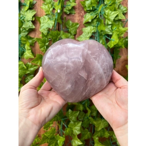 4.62 Lb Rose Quartz Heart. 5.85 Inch Polished Rose Quartz Crystal Puffy Heart. You get this piece!